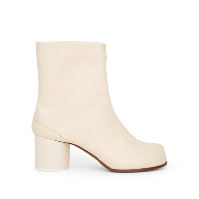 Maison Margiela Women's White Leather Ankle Boots