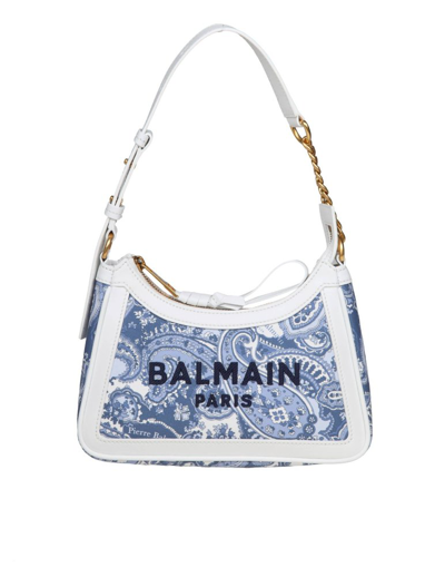 Shop Balmain B Army Monogram Shoulder Bag In Multi