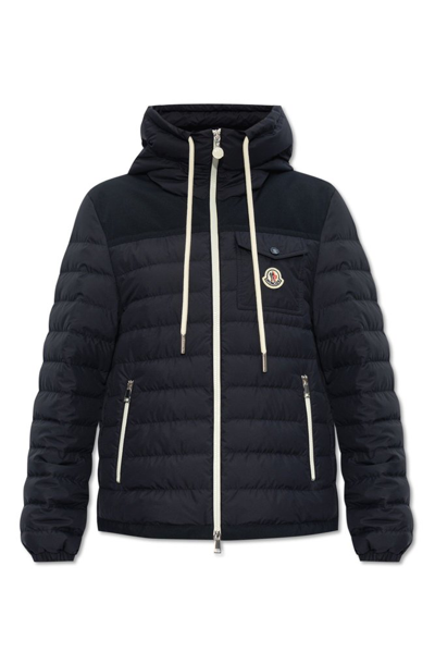 Shop Moncler Colomb Down Jacket In Navy