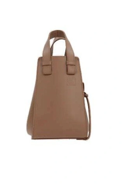 Shop Loewe Compact Hammock Bag In Brown