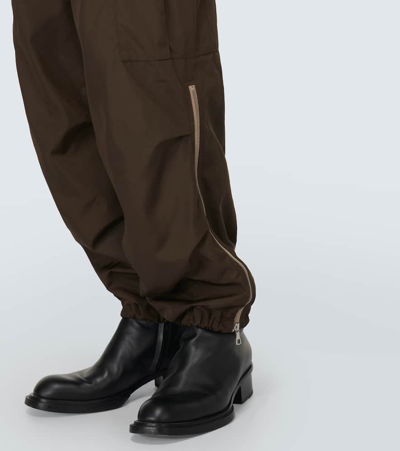 Shop Dries Van Noten Pentin Technical Cargo Pants In Brown