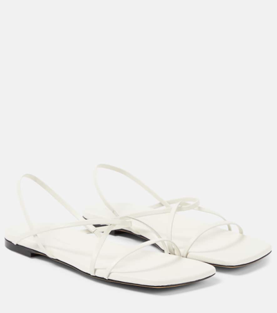 Proenza Schouler Off-white Hoop Sandals In Beige