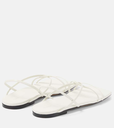 Proenza Schouler Off-white Hoop Sandals In Beige