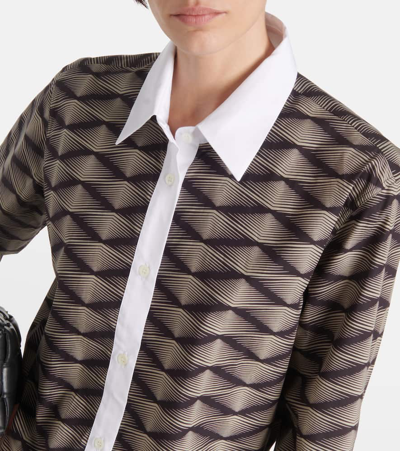 Dries Van Noten Cotton Poplin Shirt In Black