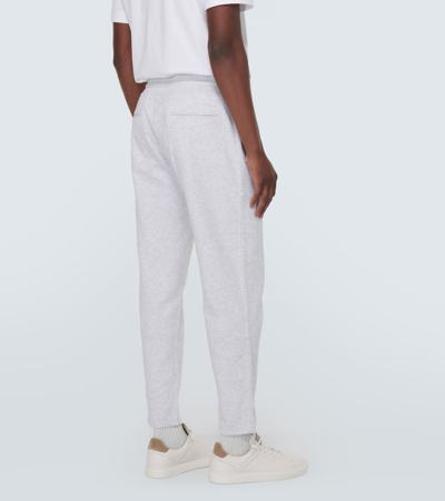 Brunello Cucinelli Leisure Fit Trousers With Drawstring In White