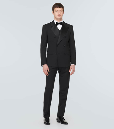 Zegna Cotton Piqué Tuxedo Shirt In White