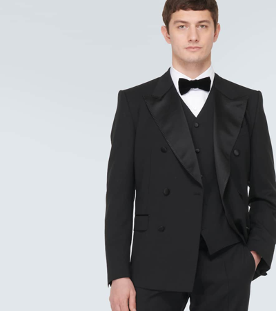 Shop Dolce & Gabbana Wool-blend Suit In Black