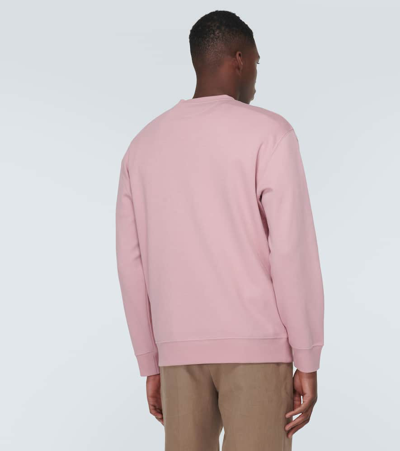 Shop Brunello Cucinelli Cotton-blend Sweatshirt In Pink