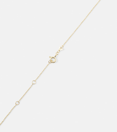 Aliita Bi Maxi 9kt Gold Necklace With Chrysoprase And Citrine In Gold
