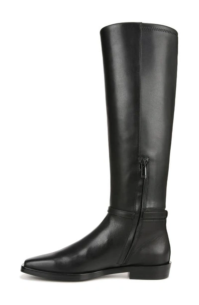 Shop Sam Edelman Clive Knee High Boot In Black Leather