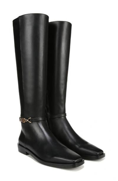 Shop Sam Edelman Clive Knee High Boot In Black Leather