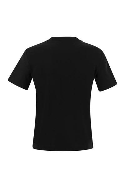 Shop 's Max Mara Sax - Jersey T-shirt With Pocket In Black