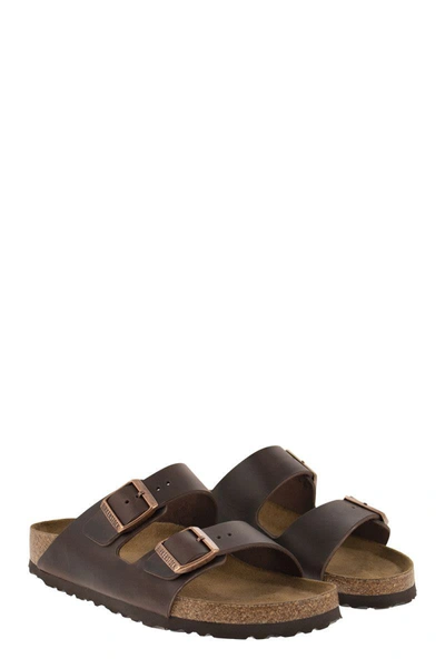 Shop Birkenstock Arizona - Flat Sandal In Brown