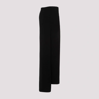 Shop Courrèges Heritage Tech Crepe Long Skirt In Black