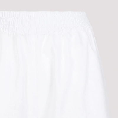 Shop Fabiana Filippi Linen Pants In White