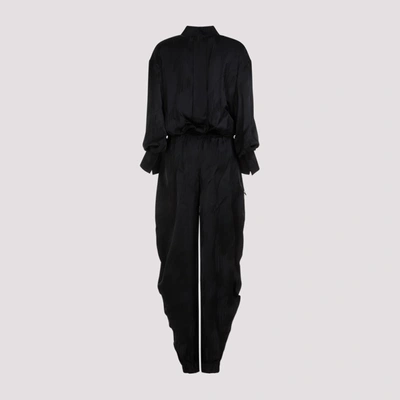 Shop Attico The   Overall Jumpsuit Dress In Black