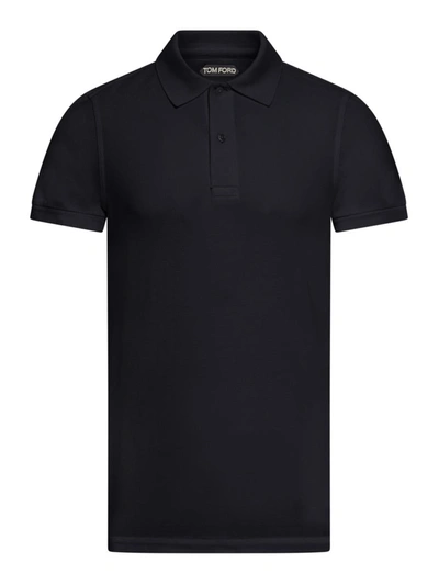 Shop Tom Ford Polo In Black
