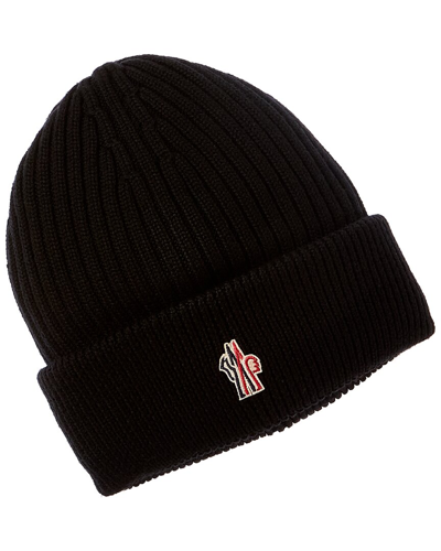 Shop Moncler Wool Hat In Black