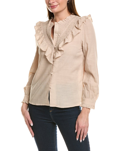Shop Anna Kay Cyriele Blouse In Beige
