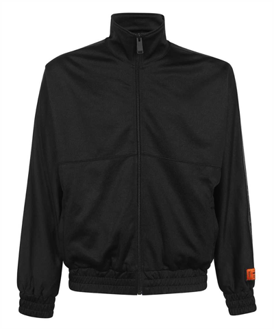 Shop Heron Preston Full Zip Hoodie In Black