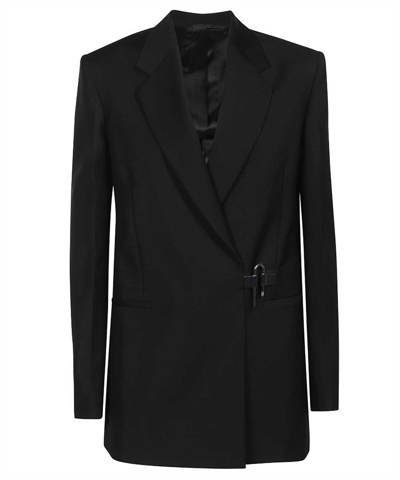 Shop Givenchy Wool Blazer In Black