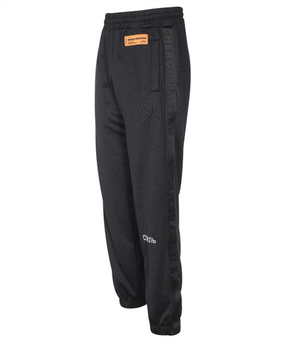 Shop Heron Preston Patch Detail Sport Trousers In Black