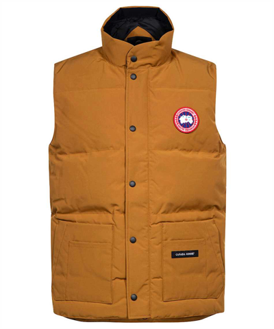 Shop Canada Goose Nylon Vest In Brown