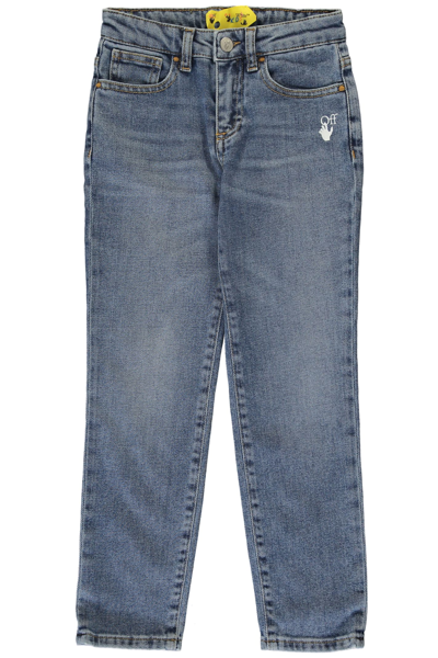 Shop Off-white 5-pocket Jeans In Blue