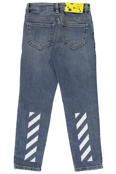 Shop Off-white 5-pocket Jeans In Blue