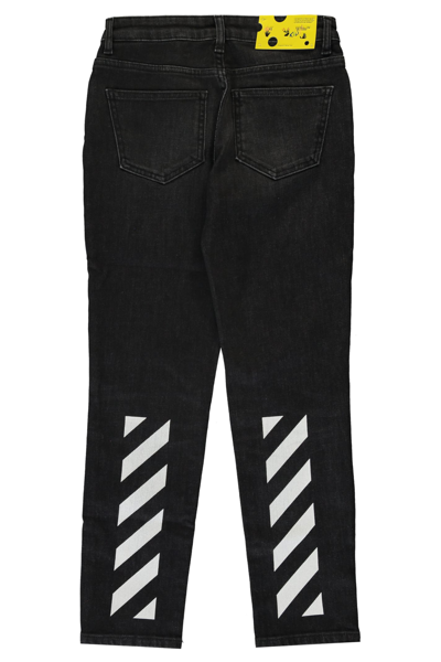 Shop Off-white 5-pocket Jeans In Black