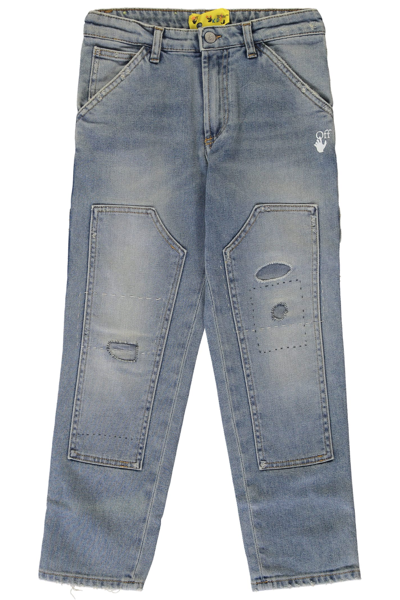 Shop Off-white Carpenter Jeans In Blue