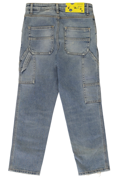 Shop Off-white Carpenter Jeans In Blue