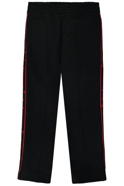 Shop Off-white Cotton Track-pants In Black