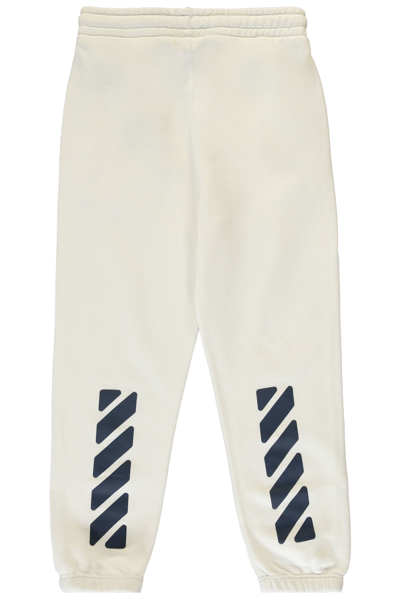 Shop Off-white Cotton Track-pants In White