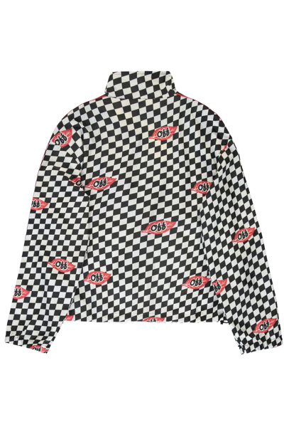 Off-white Techno Fabric Jacket In Black