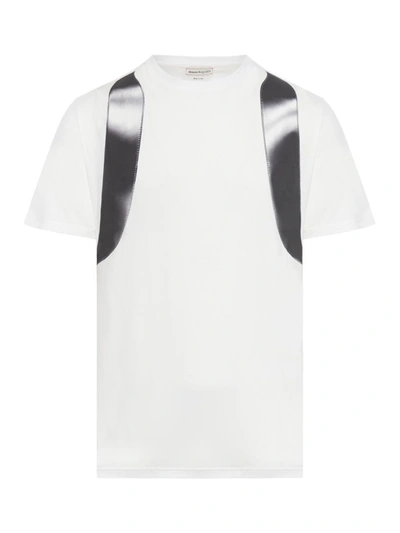 Shop Alexander Mcqueen Mcqueen T-shirts In White