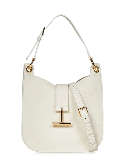 Shop Tom Ford Borsa A Spalla Tara Small  In Bianco