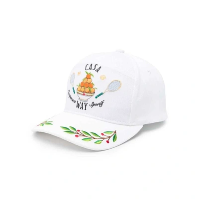 Shop Casablanca Caps In White