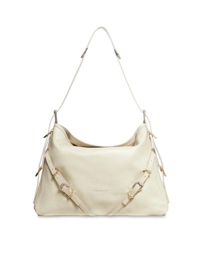 Shop Givenchy Shoulder Bags In Nude & Neutrals