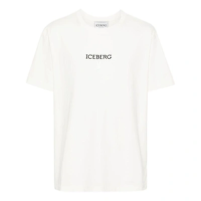 Shop Iceberg T-shirts In Neutrals