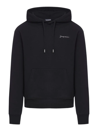 Shop Jacquemus Sweatshirt In Black