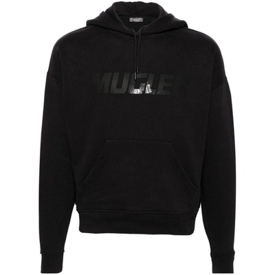 Shop Mugler Sweatshirts In Black