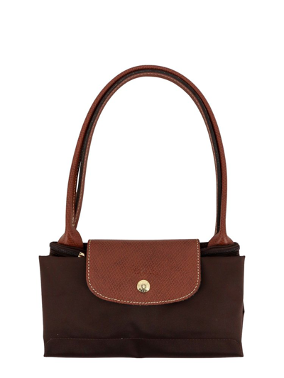 Shop Longchamp Le Pliage Medium Tote Bag In Brown