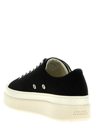 Shop Isabel Marant 'austen' Sneakers In White/black