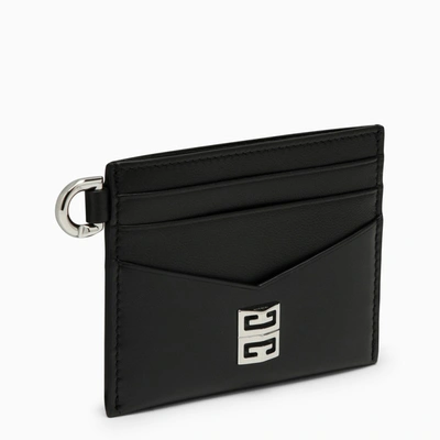 Shop Givenchy 4g Black Leather Card Holder