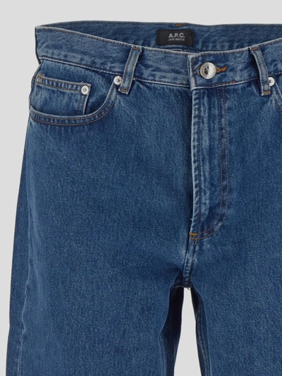 Shop Apc A.p.c. Straight-leg Jeans In Washedindigo