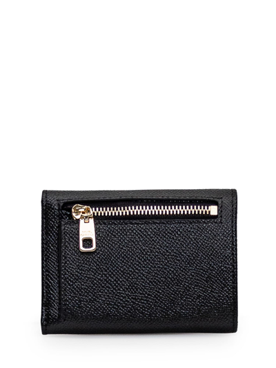 Shop Dolce & Gabbana Leather Wallet In Nero