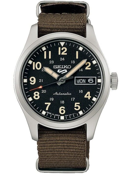 Pre-owned Seiko 5 Sports Sbsa201 Black Mechanical Automatic Sports Men's Watch In Box