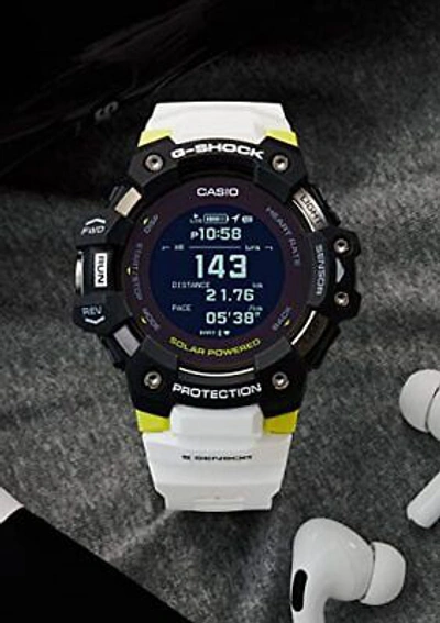 Pre-owned Casio Watch G-squad Gbd-h1000-1a7jr Men's White