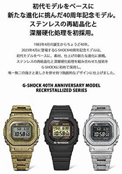 Pre-owned Casio Watch G-shock Japan Recrystallized Series Dw-5040pg-1jr Black